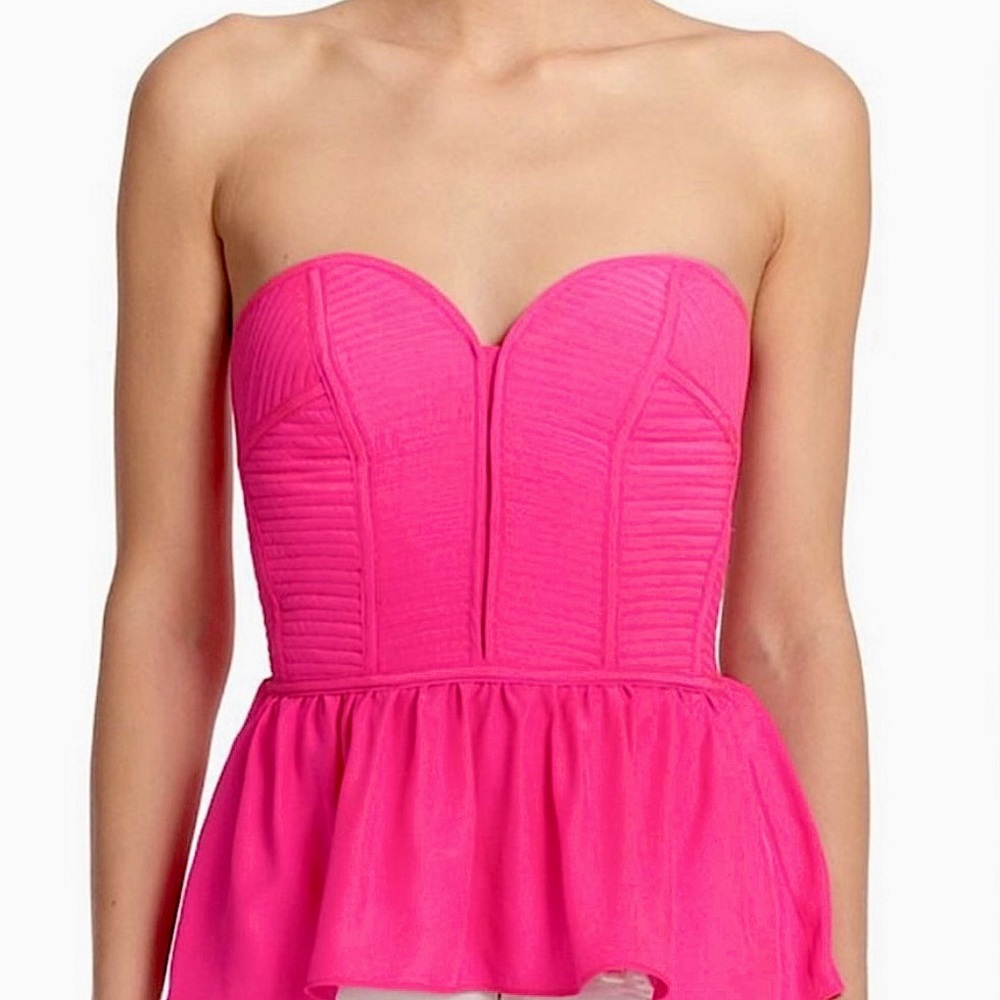 Parker “Dita” Strapless Bustier Top